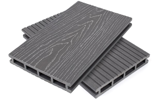 Террасная доская ДПК NanoWood Nature 3D пустотелая Серый купить в Егорьевске