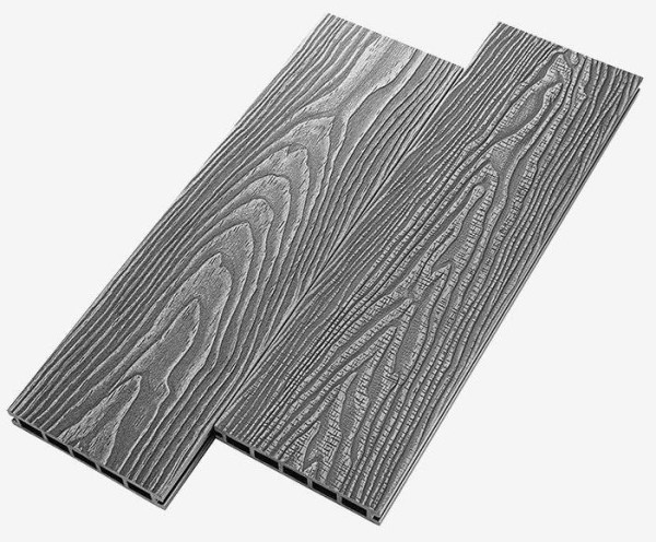 Террасная доска из ДПК RusDecking Unodeck Vintage - Серый купить в Егорьевске