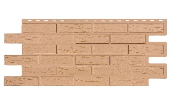 Фасадная панель T-Siding Кирпич Саман Эко Крем купить в Егорьевске
